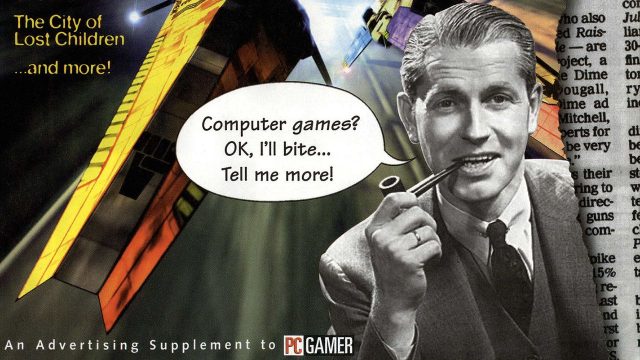 In happier times, Sony was courting PC gamers with lavish magazine ads for its '
