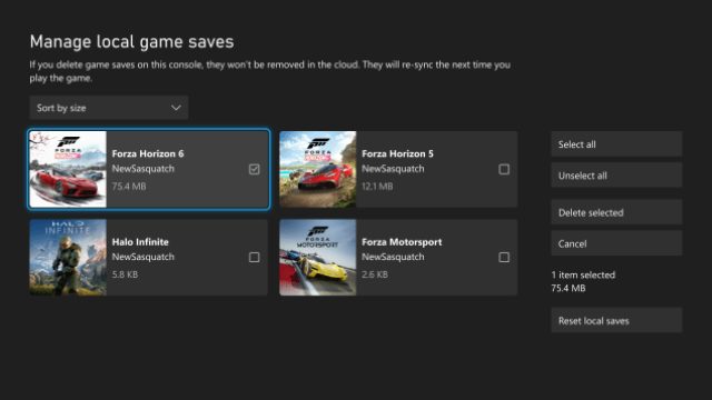 Game: Xbox’s Latest Console Update Will Finally Let You Choose Old Saves To Dele